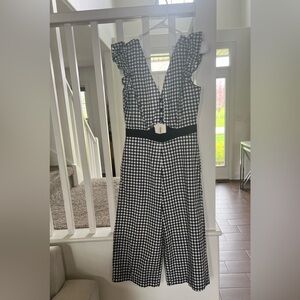 BCBGgeneration adorable checkered jumpsuit.